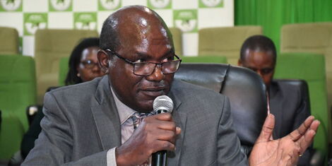 IEBC Chairman Wafula Chebukati during the clearance of presidential candidates at the Bomas of Kenya on Monday, June 6, 2022.