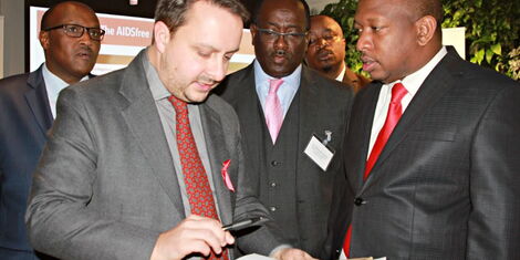 Image result for images of sonko at Aids Free Global Forum in London