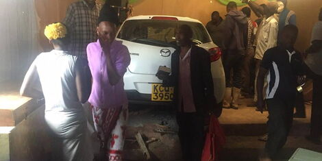 Image result for car runs into church kenya
