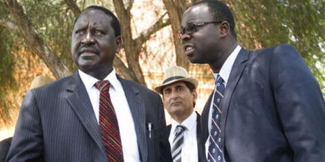 Image result for raila and ken okoth