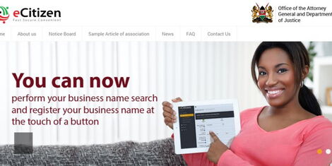 Ecitizen How To Register A Business In Kenya Kenyans Co Ke