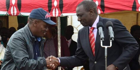 Image result for william kabogo with Ruto