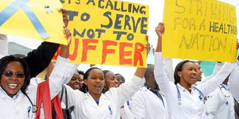 Image result for Nurses strike kenya