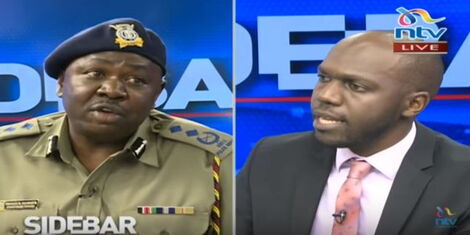 Assistant Ig Charles Owino S Epic Battle With Ntv S Larry Madowo On Live Tv Kenyans Co Ke