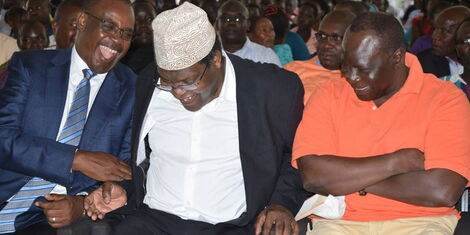 Image result for Images of Miguna with Kidero