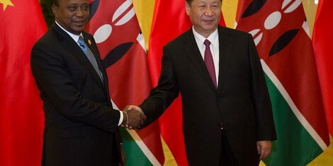 Image result for Uhuru and chinese president